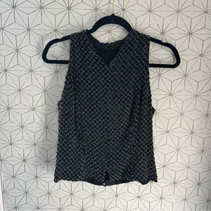 Carmen Marc Valvo Beaded Top